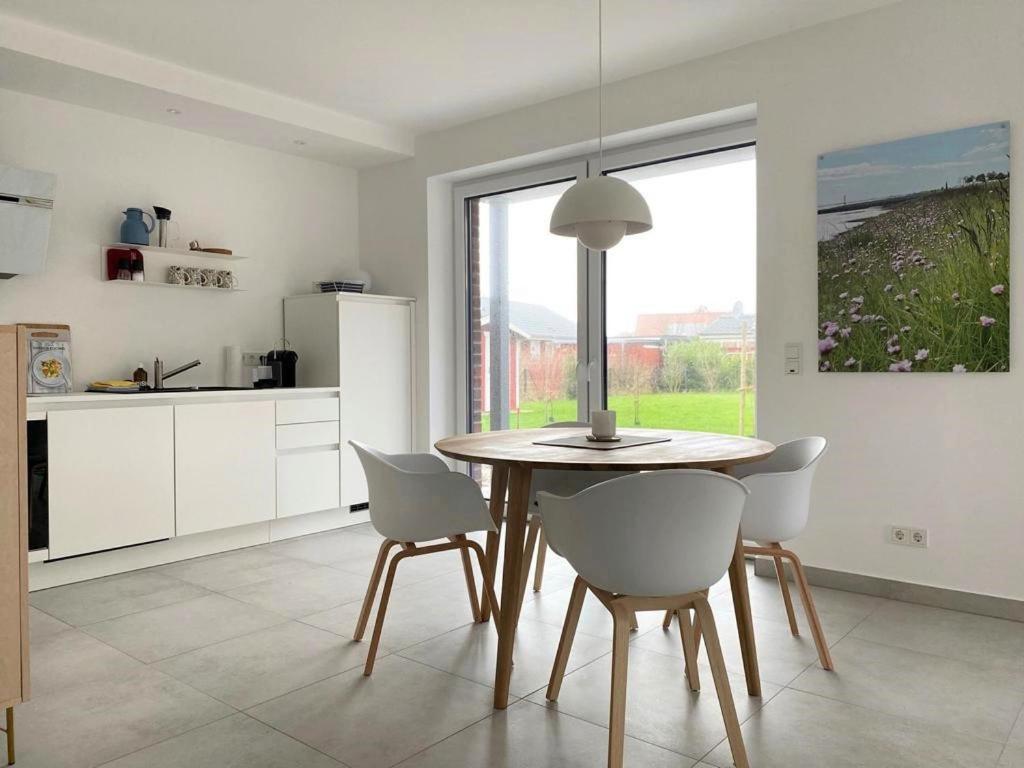Ferienwohnung Hein Am Nordseedeich Butjadingen Exterior photo