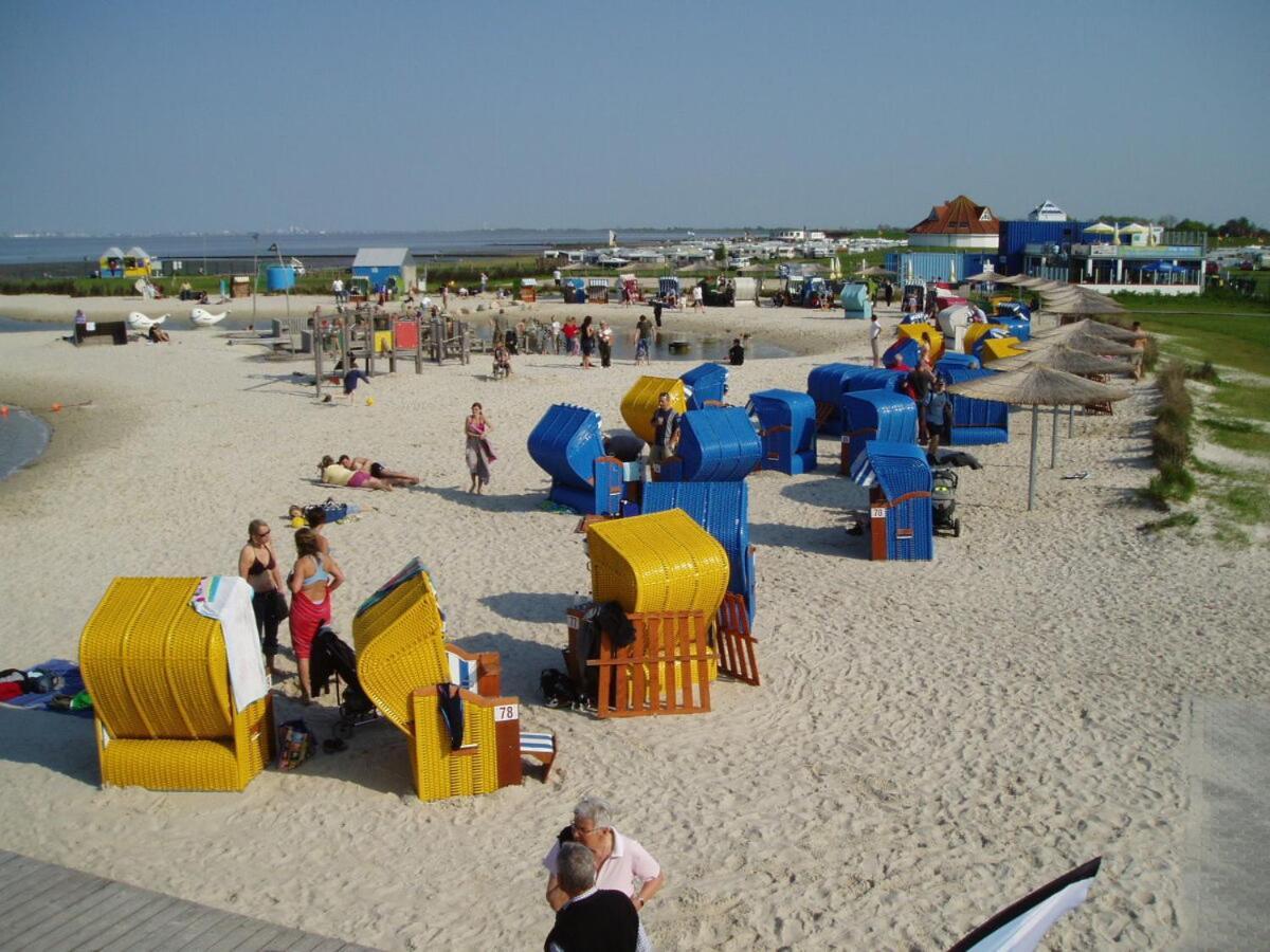 Ferienwohnung Hein Am Nordseedeich Butjadingen Exterior photo